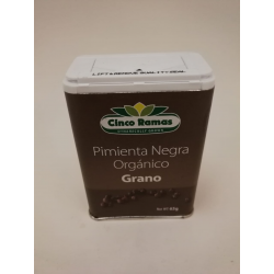 Pimienta Negra ORGÁNICA en Grano - FRASCO 65gr